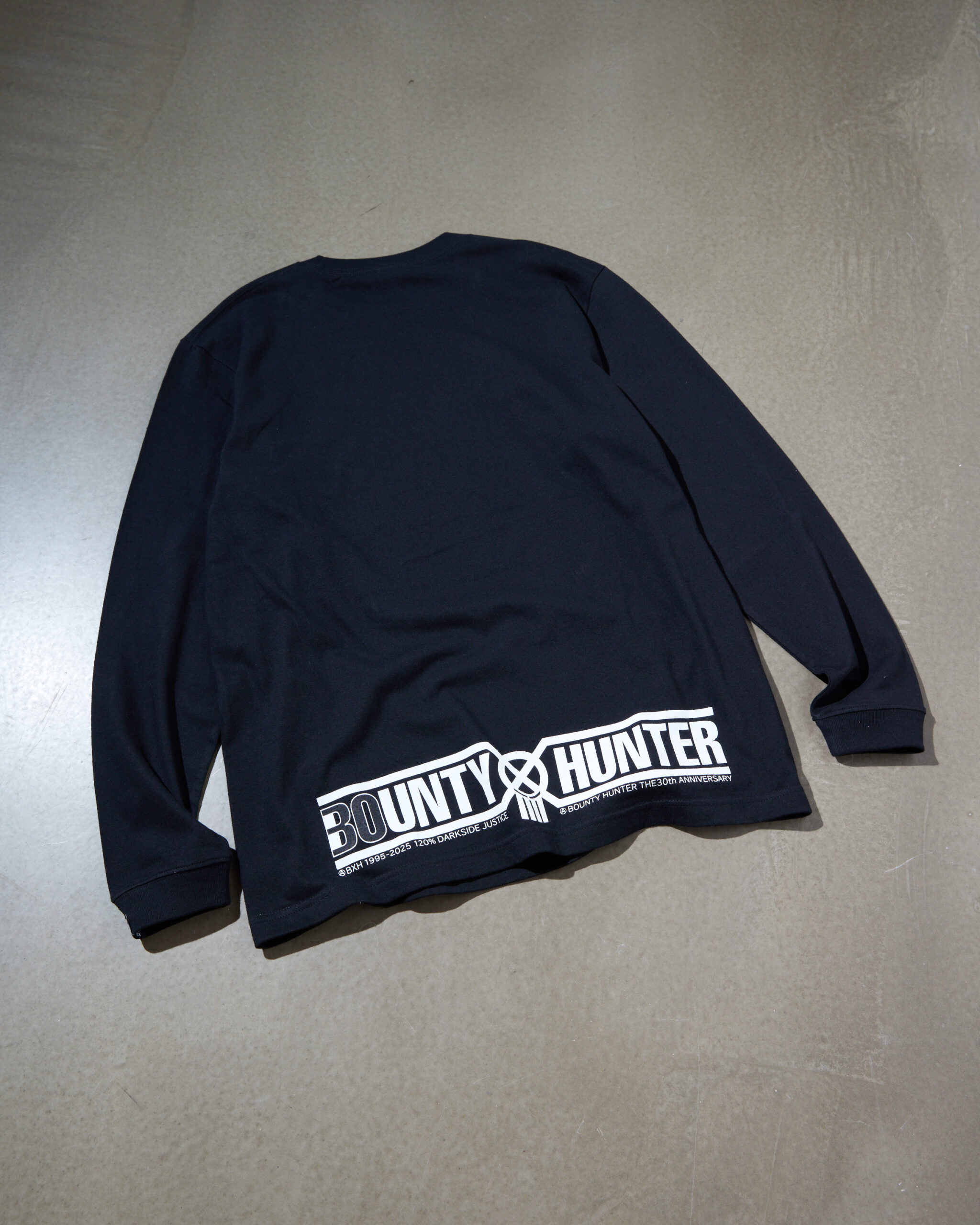 BOUNTY HUNTER 30TH LOGO Long Sleeve Tee (BLACK)